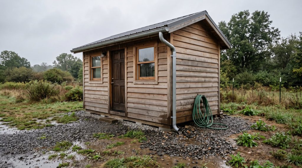 Tiny House Gutters and Drainage: What Works (2026)