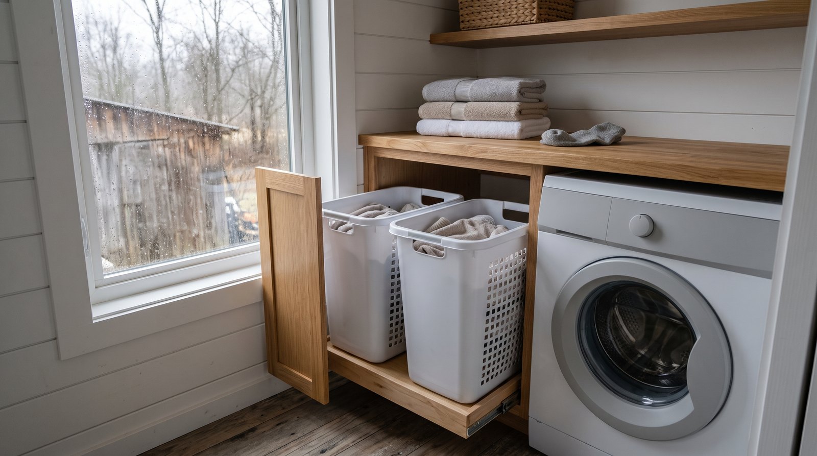Tiny House Laundry Storage and Drying Racks (2026)